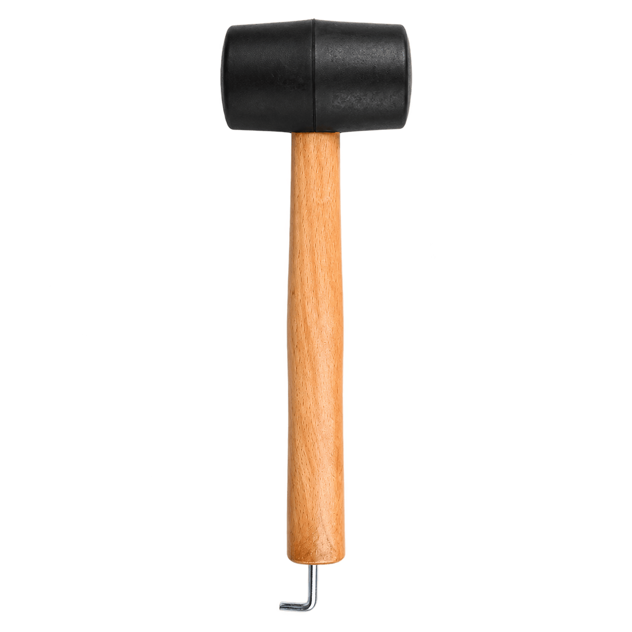 Campinghamer met Rubberen Kop en Haringtrekker – 30 cm