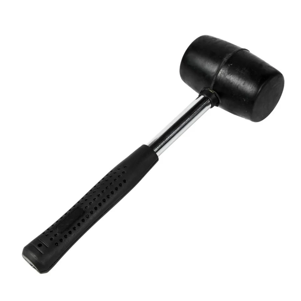 Rubber Hamer / Vuist met Stalen Steel 30cm