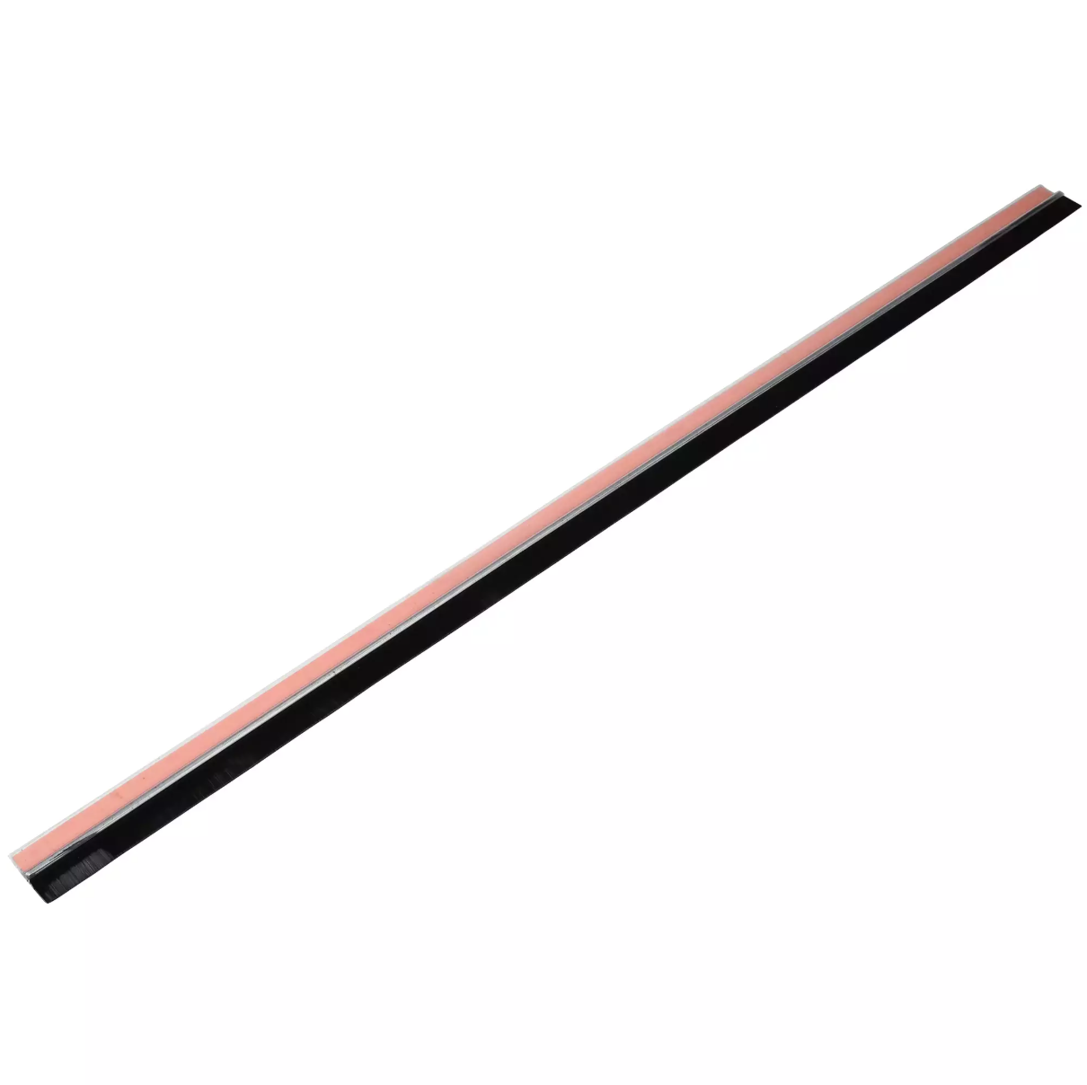 Tochtstrip borstel 100 cm PVC transparant