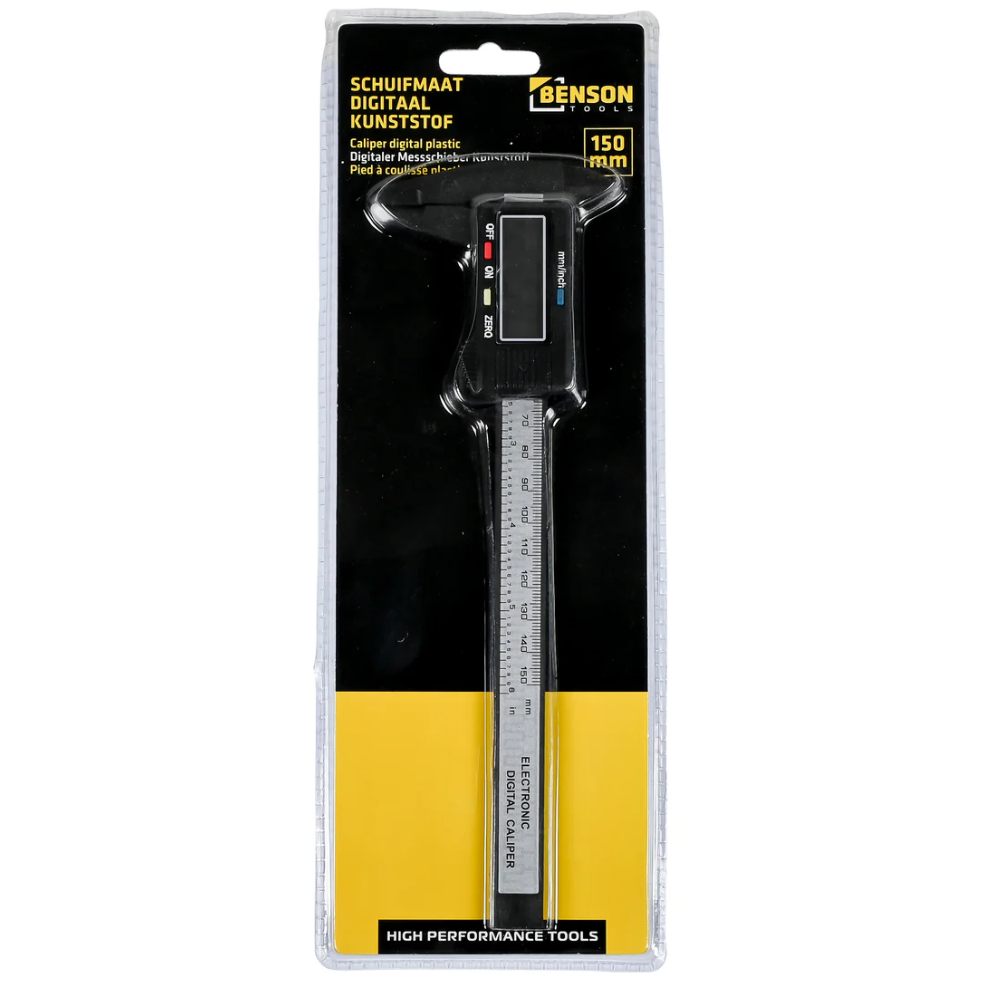 Schuifmaat digitaal 150 mm kunststof