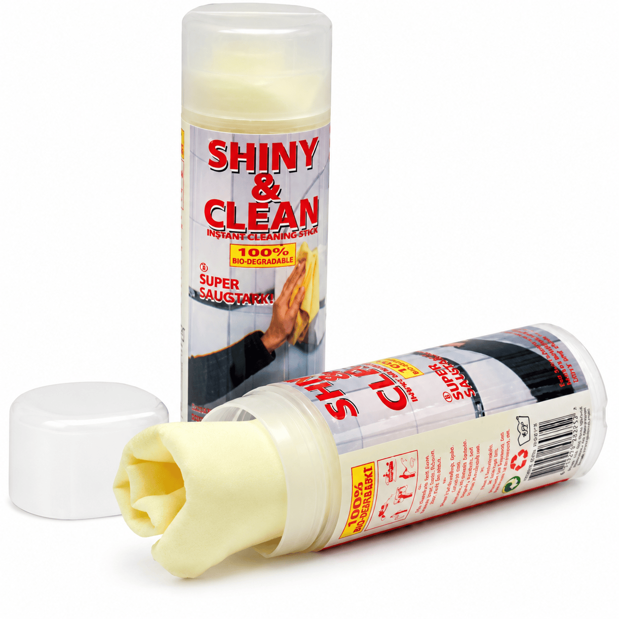 Shiny and Clean Schoonmaakzeem – Sterk Absorberend, Geel