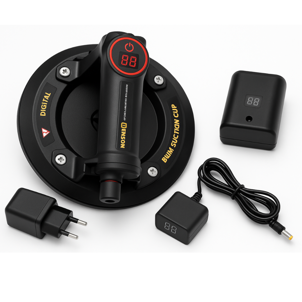 Elektrische Vacuüm Zuignap – 200 mm met Digitaal Display
