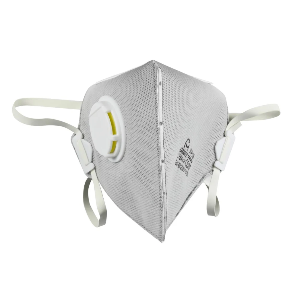 2 Stuks Stofmasker met Ventiel FFP1 NR – 3-Laags | EN 149 | Contour Fit | Verstelbaar