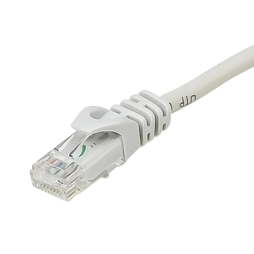 CAT6 U/UTP Netwerkkabel 10 Meter – RJ45 naar RJ45 – Tot 5 Gbps – Lichtgrijs