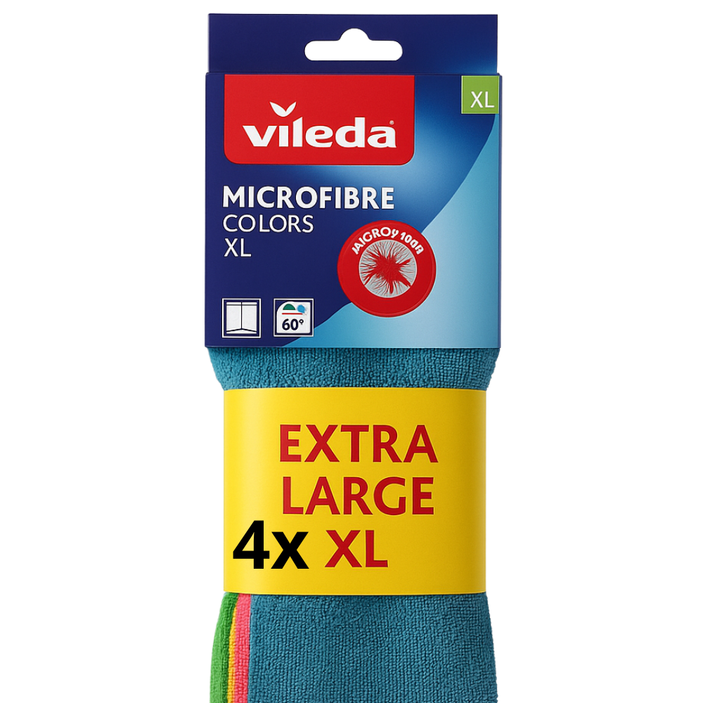 Vileda microvezeldoek XL 4 dlg