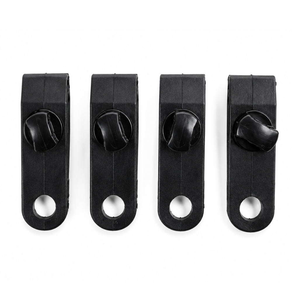 Zeilklemmen Set 4 Stuks – Kunststof Zeilclips voor Dekzeilen Zonder Ogen