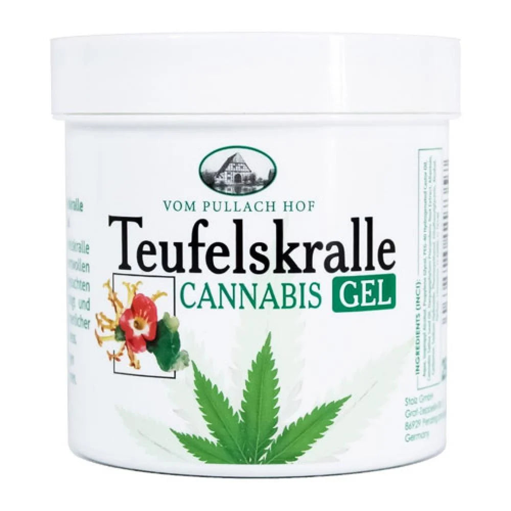 Duivelsklauw Teufelskralle - Cannabis Gel - 250 ml - Kalmeert en Ontspant - Pullach Hof