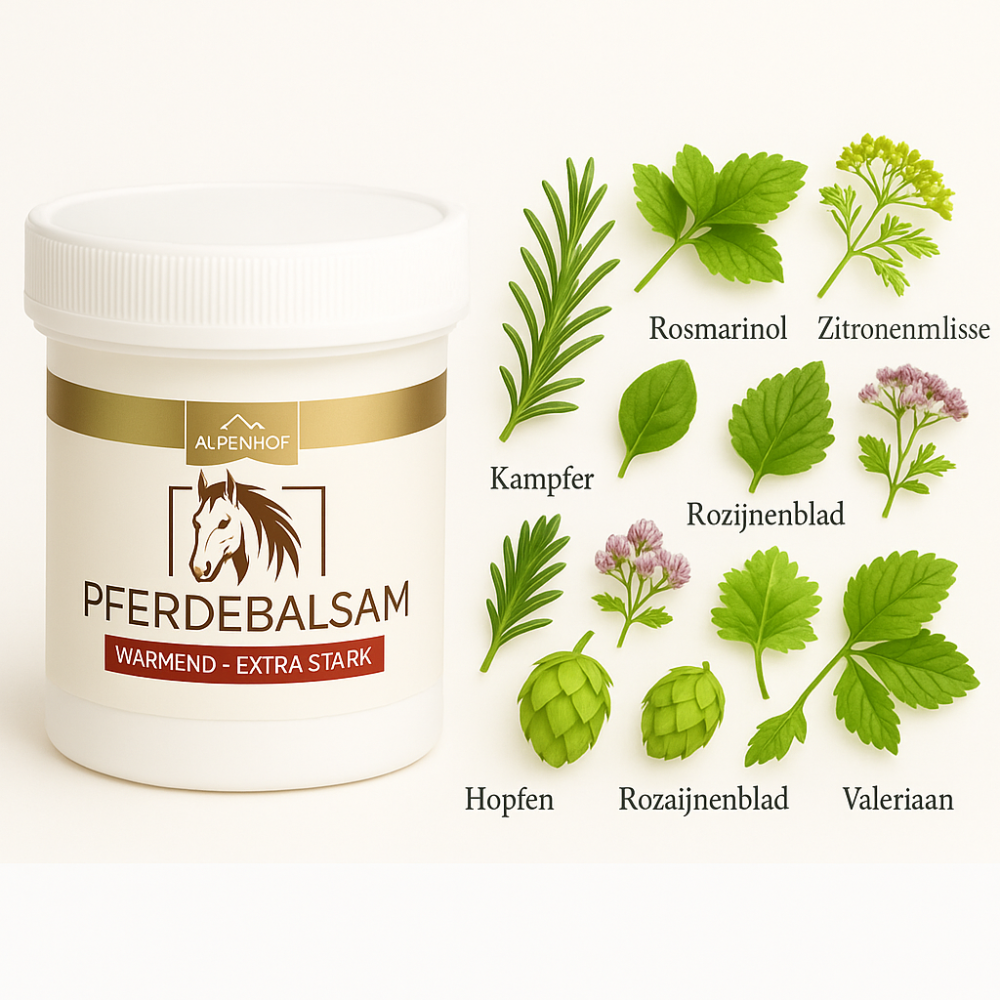 Paardenbalsem 250ml - verwarmend - Alpenhof NIEUW!