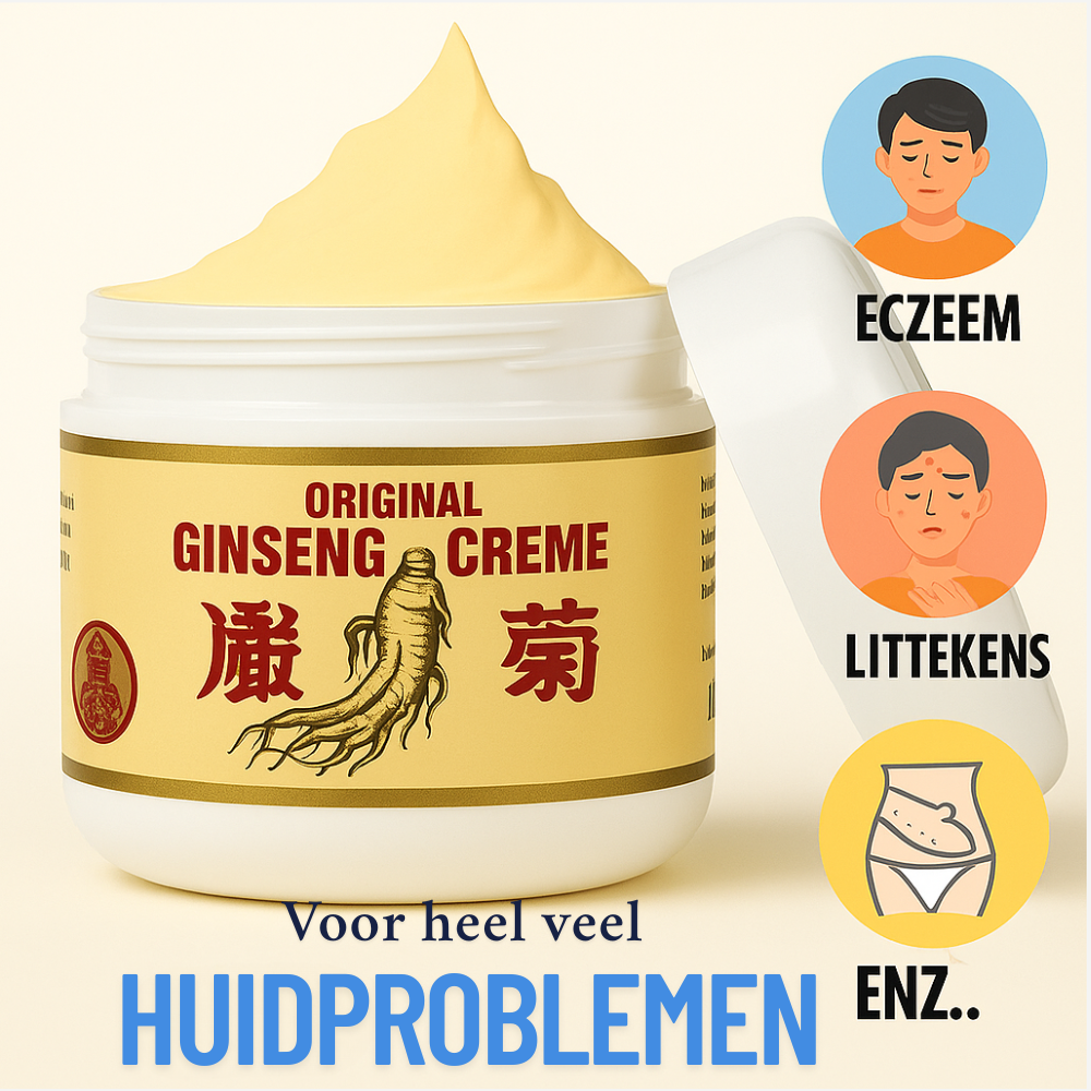 Originele Korean Ginseng crème - voor bijna alle huidproblemen - 125 ml