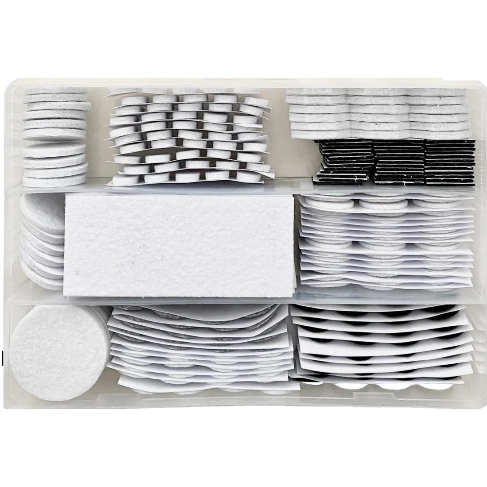 Antikrasvilt set 140 dlg – Beschermpads voor Stoel- en Meubelpoten