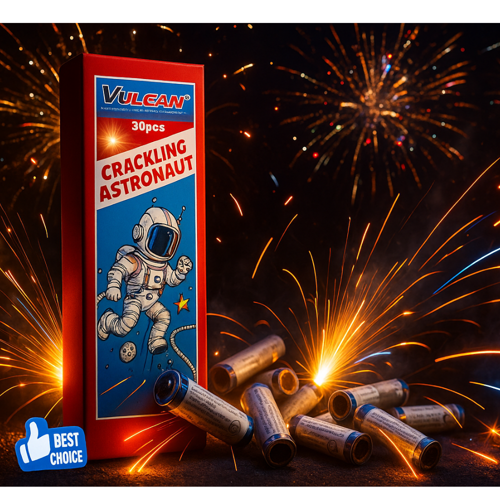 Astronaut - Crackling - Enige echte - 30 Stuks - Vulcan