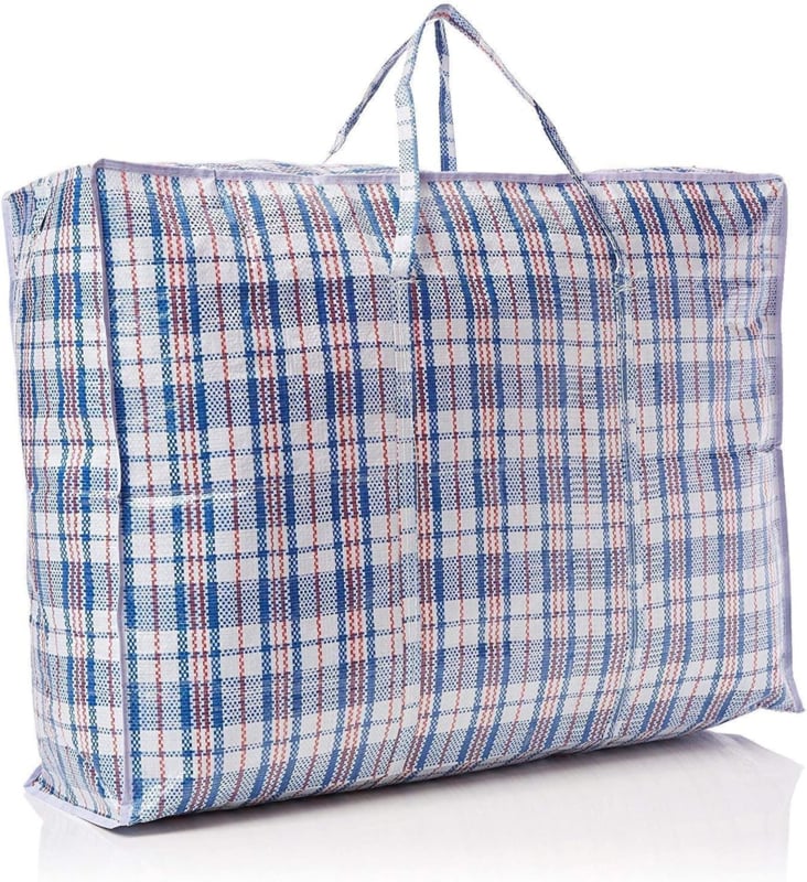 Opbergtas - Big Shopper - 9 stuks - 3 Maten  XL - XXL - XXXL - Mix Kleuren - Wastas - Verhuistassen