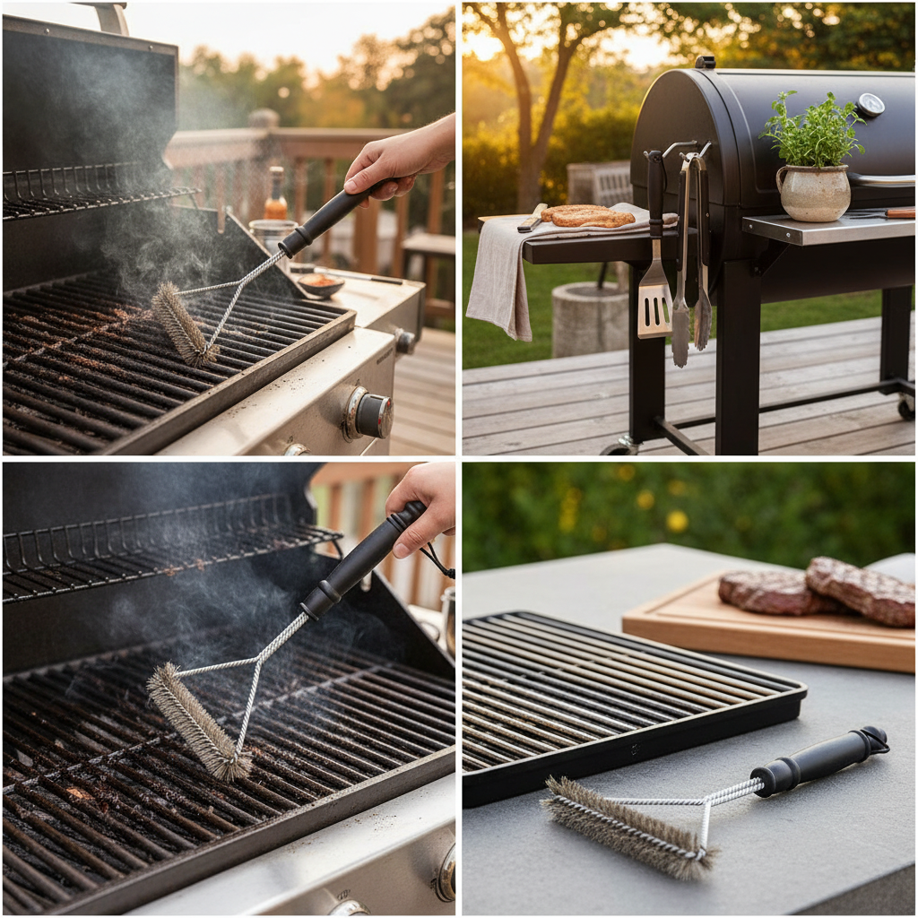 BBQ reinigingsborstel