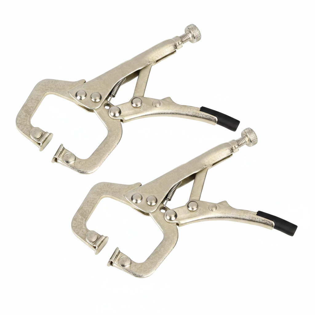 Snelklem Set 2-delig – Staal – 110mm & 125mm