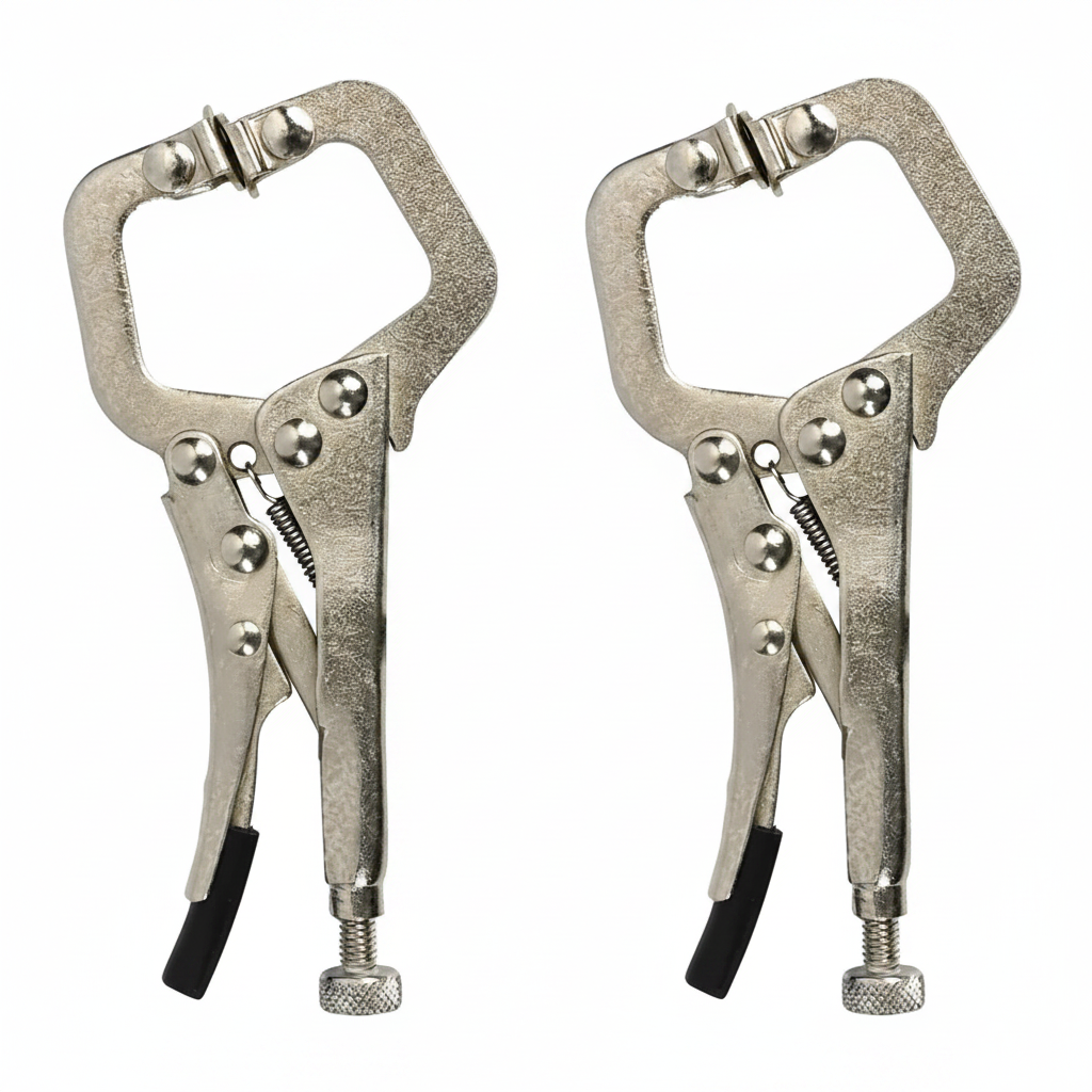 Snelklem Set 2-delig – Staal – 110mm & 125mm