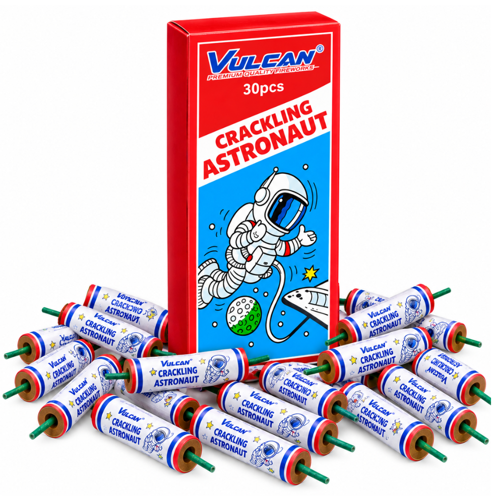 Astronaut - Crackling - Enige echte - 30 Stuks - Vulcan