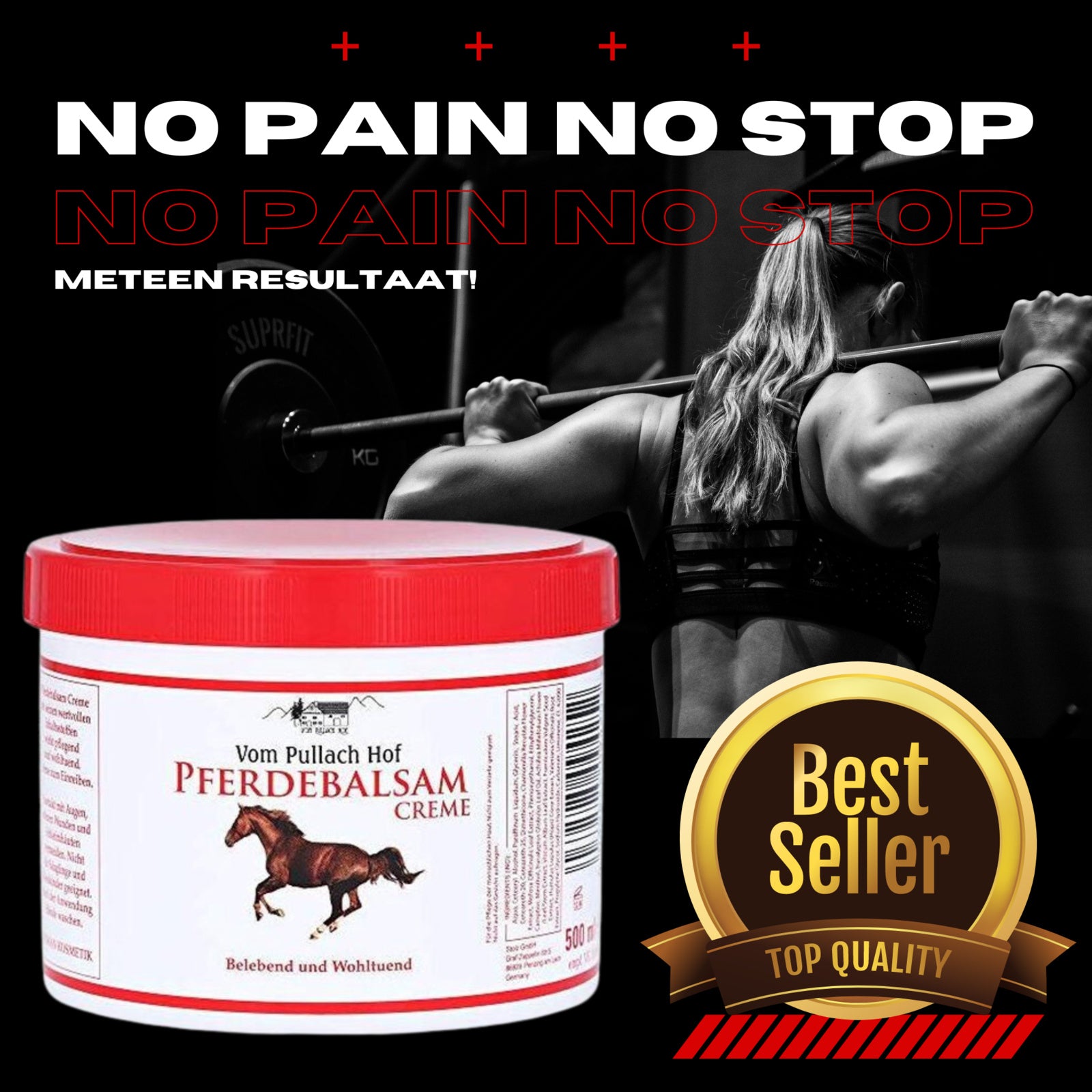 Paardenbalsem Creme 500ml Vom Pullach Hof Spieren & Gewrichten