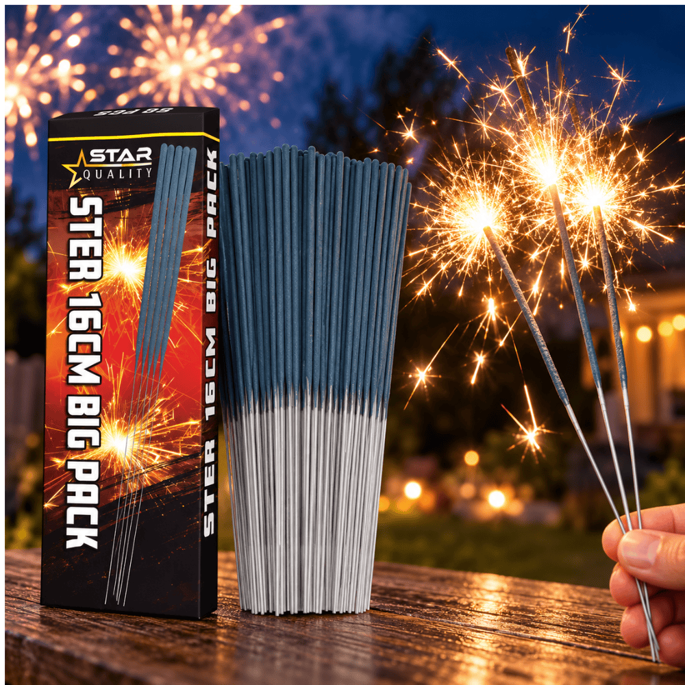 Decoratie Sterren 16 cm – 50 Stuks | Professionele Feestversiering
