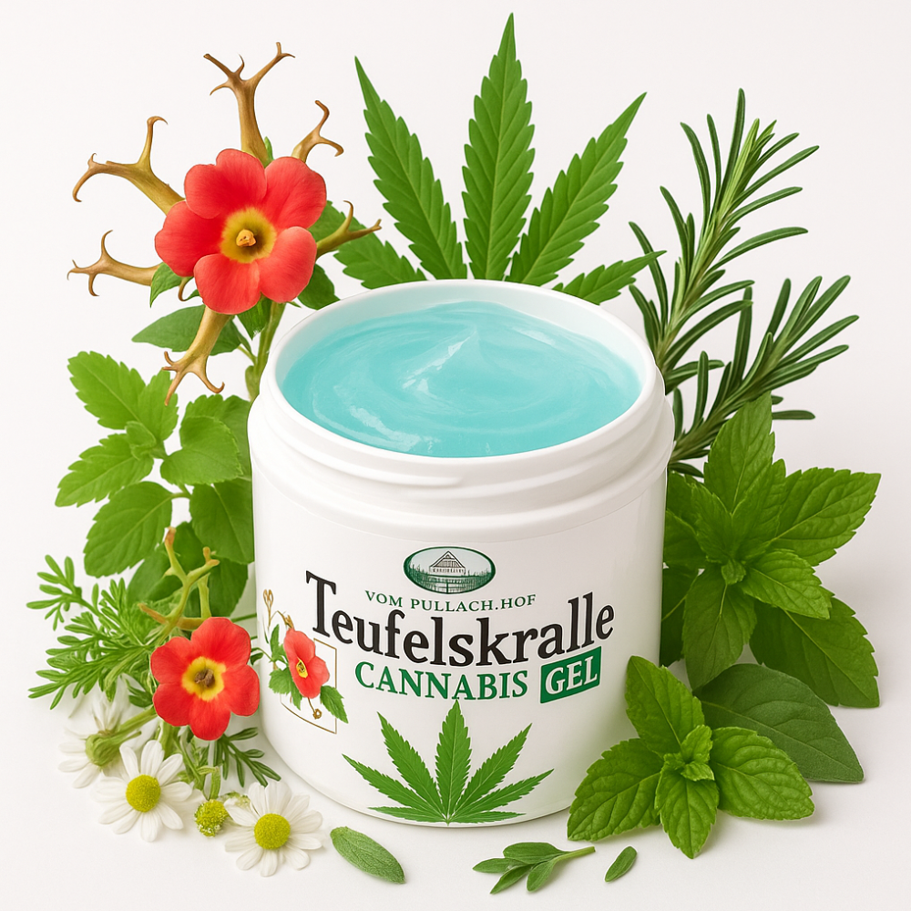 Duivelsklauw Teufelskralle - Cannabis Gel - 250 ml - Kalmeert en Ontspant - Pullach Hof
