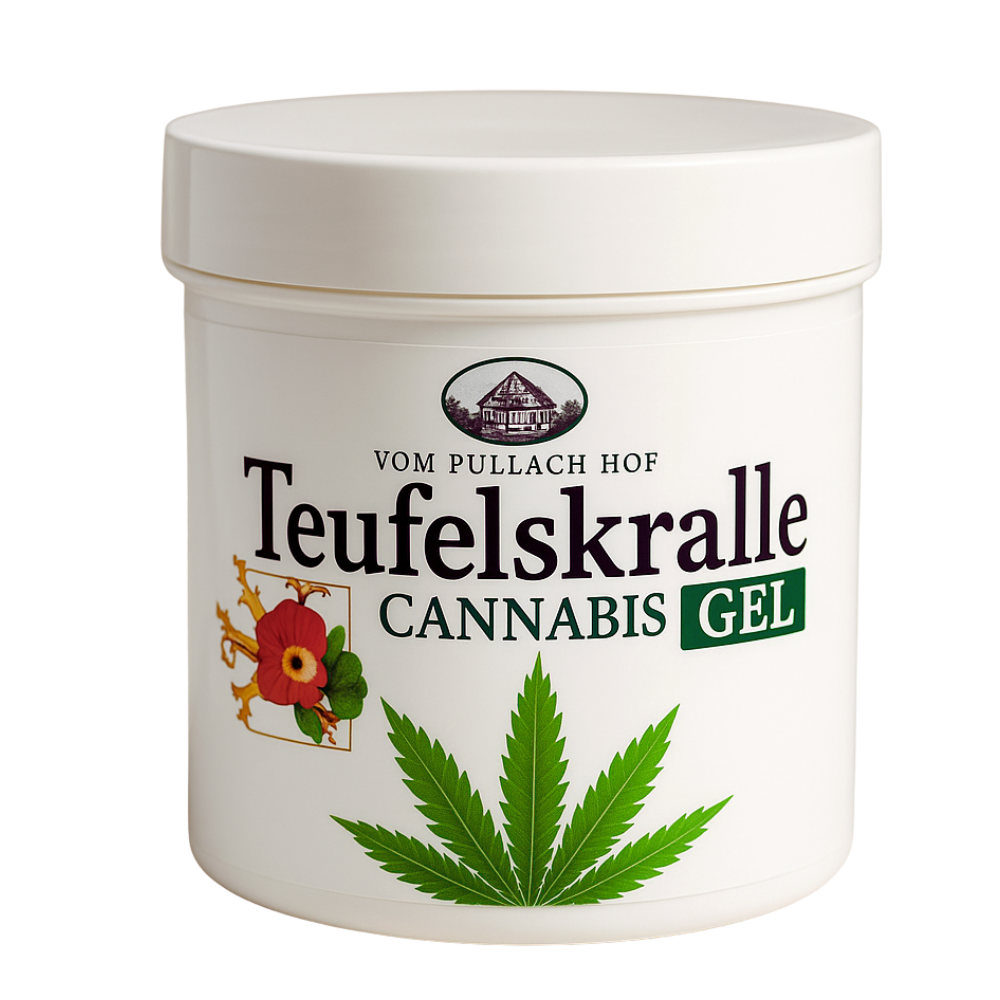 Duivelsklauw Teufelskralle - Cannabis Gel - 250 ml - Kalmeert en Ontspant - Pullach Hof