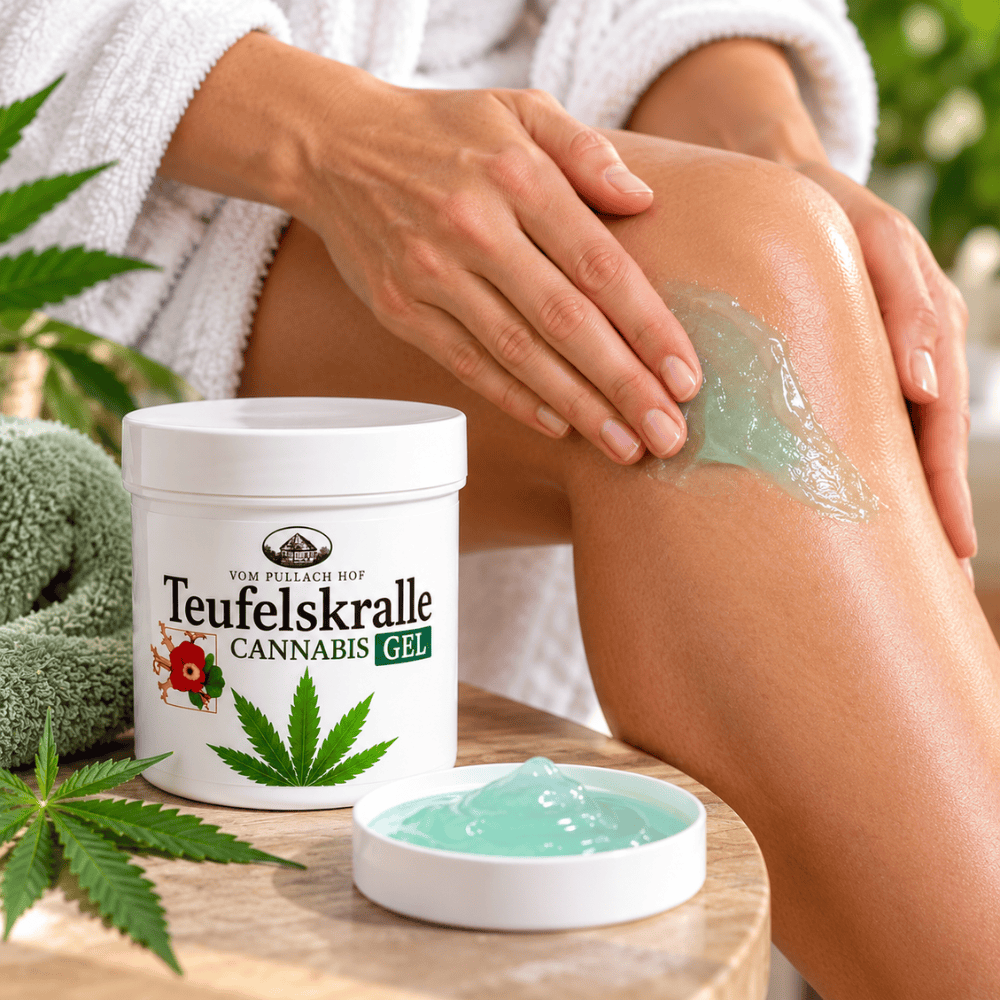 Duivelsklauw Cannabis Gel 250 ml – Spier- & Gewrichtspijn | Pullach Hof | Gemaakt in Duitsland