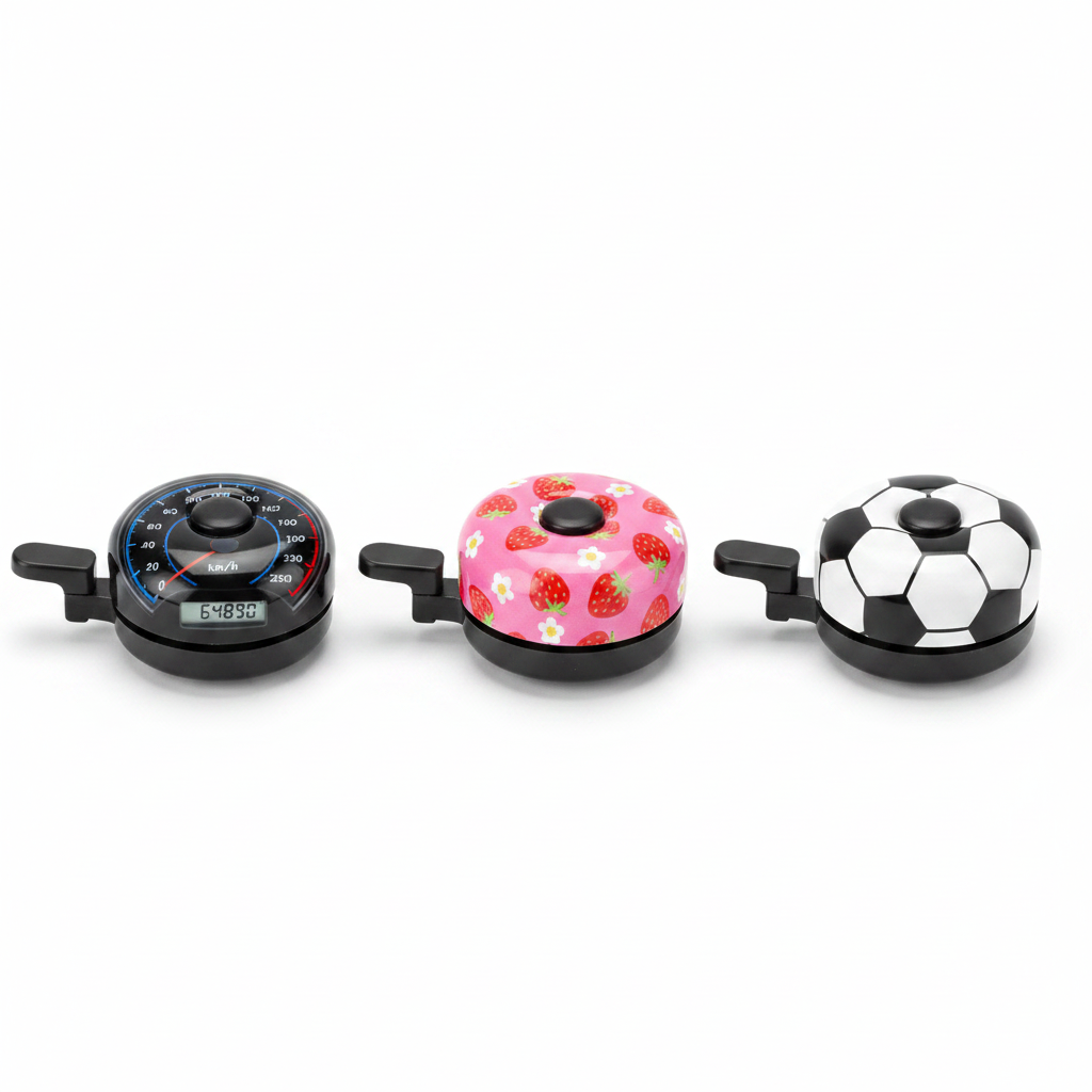 Benson Kinderfietsbel – Kleurrijk ontwerp – Ø 52 mm – Mix van kleuren