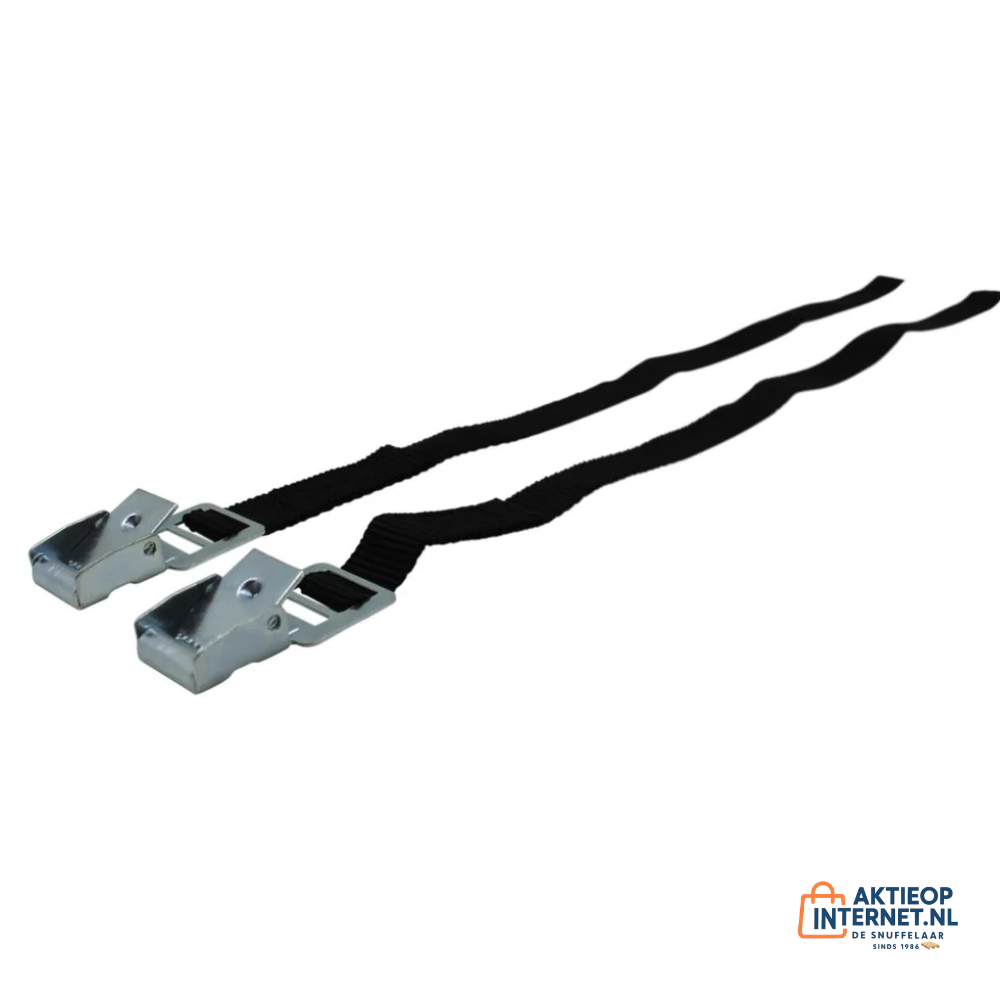 Benson Fietsriempjes met metalen gesp t.b.v. fietsdrager 2 stuks