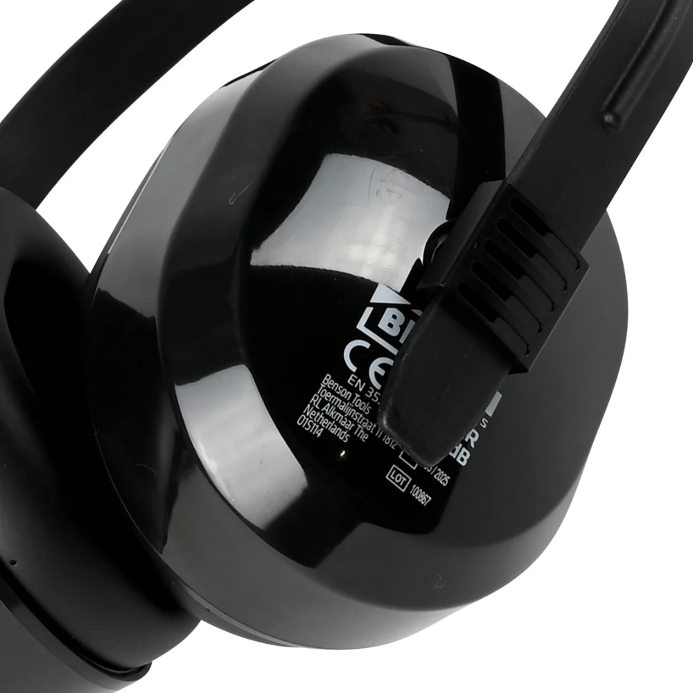 Gehoorbeschermer zwart