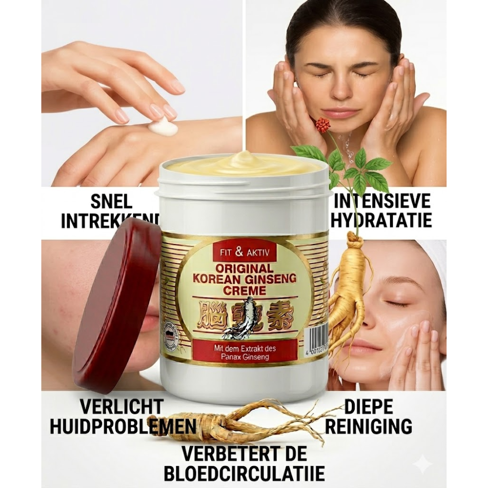 Koreaanse ginseng creme 500ml - Vit & Aktiv