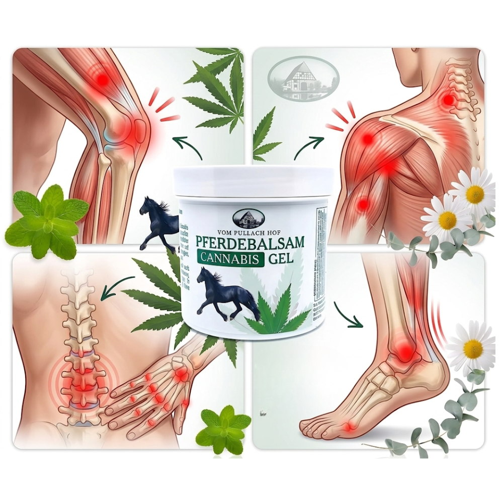 Pullach Hof - Paardenbalsem Cannabisgel  250ml