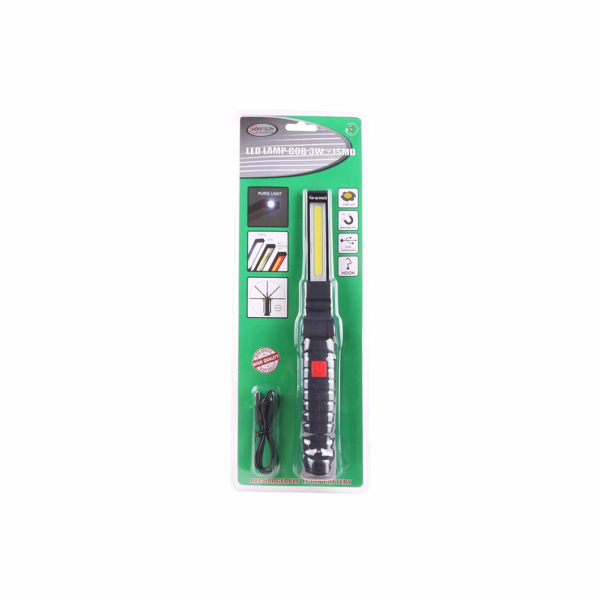 Hofftech Led lamp cob 3W + 1SMD 2000MaH