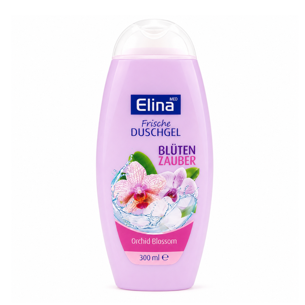 Elina Orchid Blossom Douchegel – 300 ml – Verzorgende Douchegel – Orchid Blossom – Voor Dagelijks Gebruik