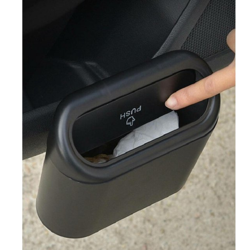 Auto prullenbak - 1 Liter - Draagbare voertuig vuilnisbak - Universele Auto Van - Prullenbak - Prullenbakken - Vuilniszak - Stofkoffer - Organisator H
