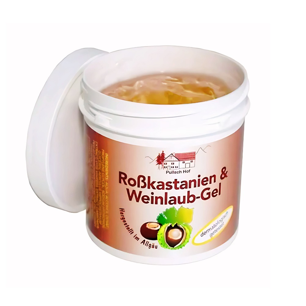 Rode wijnbladeren en wilde paardenkastanje gel 250ml
