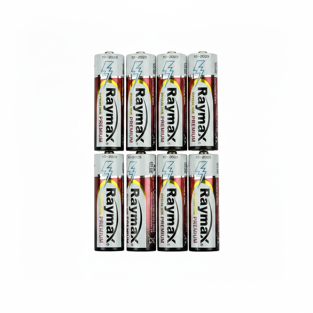 AA Batterijen - LR06 - Alkaline - 8 Stuks Raymax