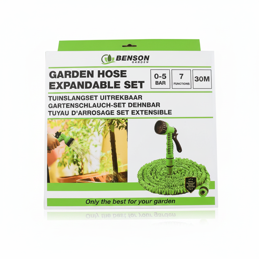 Verpakking Benson Garden Garden Hose Expandable Set 30 meter