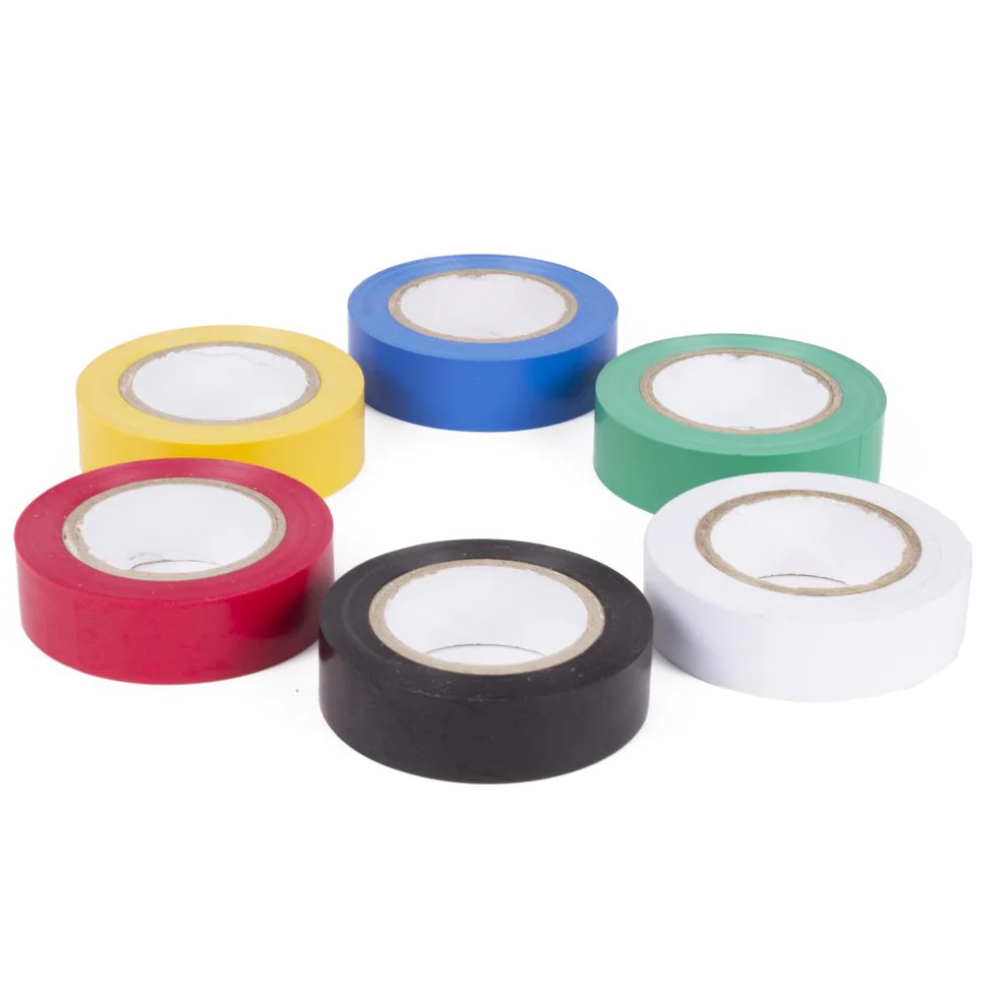 PVC Isolatieband 15 meter x 18 mm - 6 kleuren