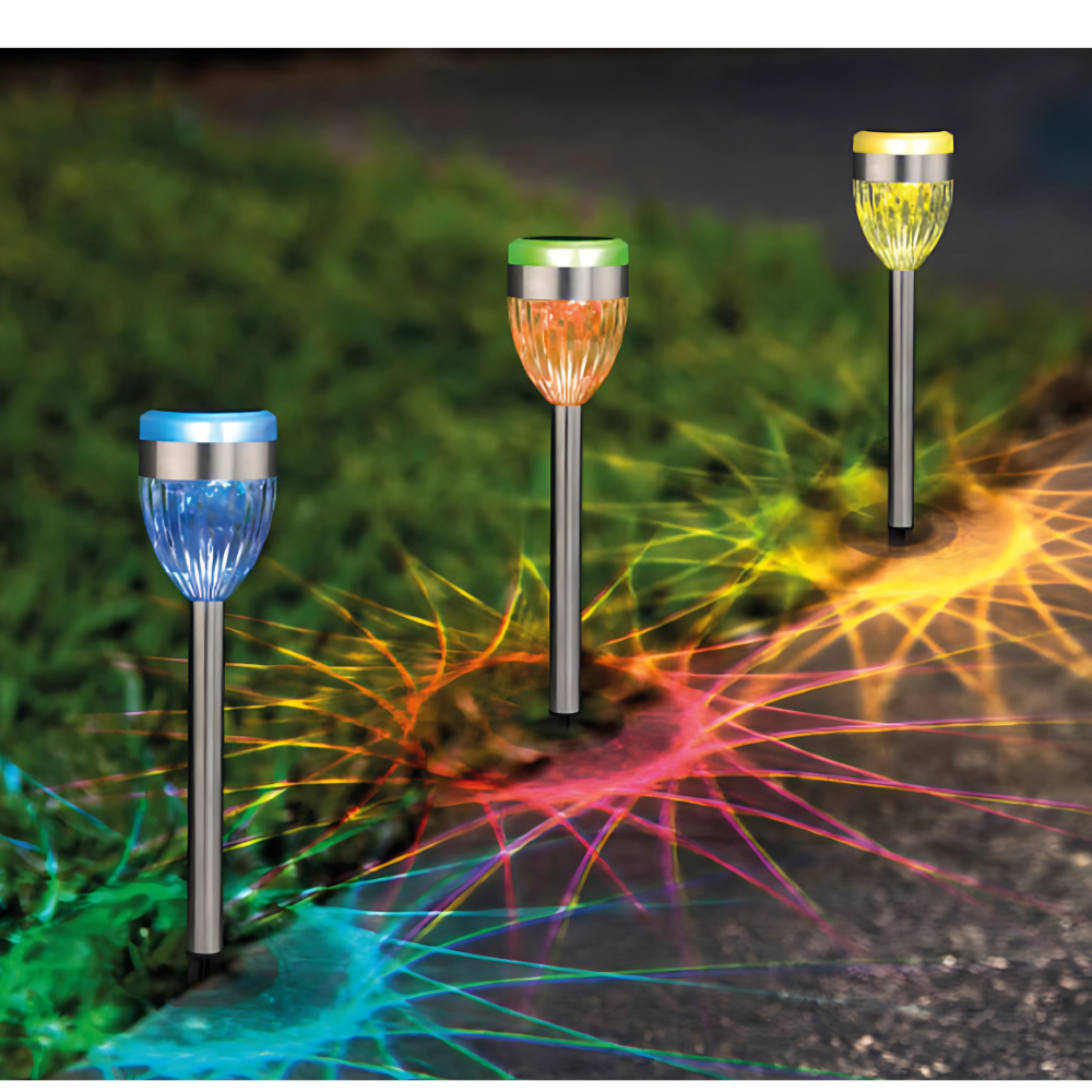 Tuinlamp solar fakkel RGB 37 cm