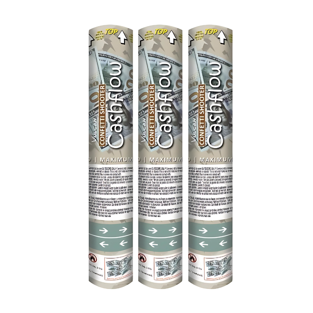Confetti Shooter Cashflow - 3 stuks