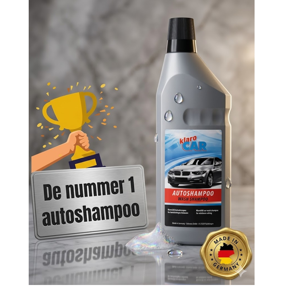 Klaro Car Auto shampoo Wash & Wax 1000 ml.