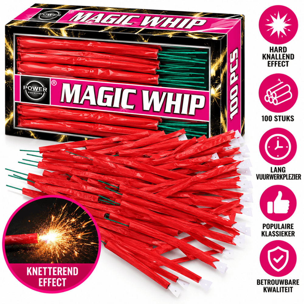 Magic Whip Knetterlint 100 stuks!