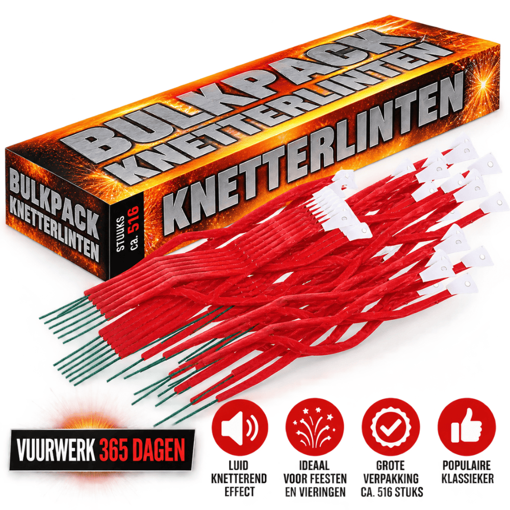 Knetterlint - Bulkpack - 50 Stuks - XL