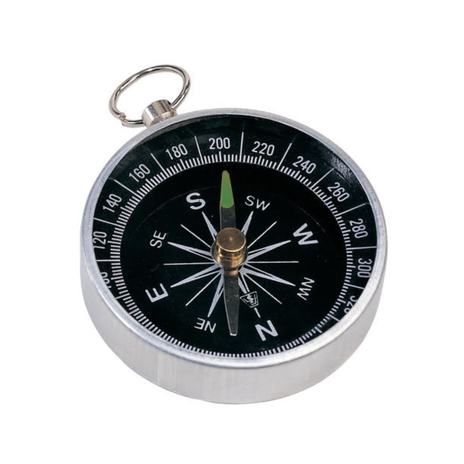 Mini zilver kompas - Draagbaar Buitenshuis kamperen wandelen Backpacken zakkompas
