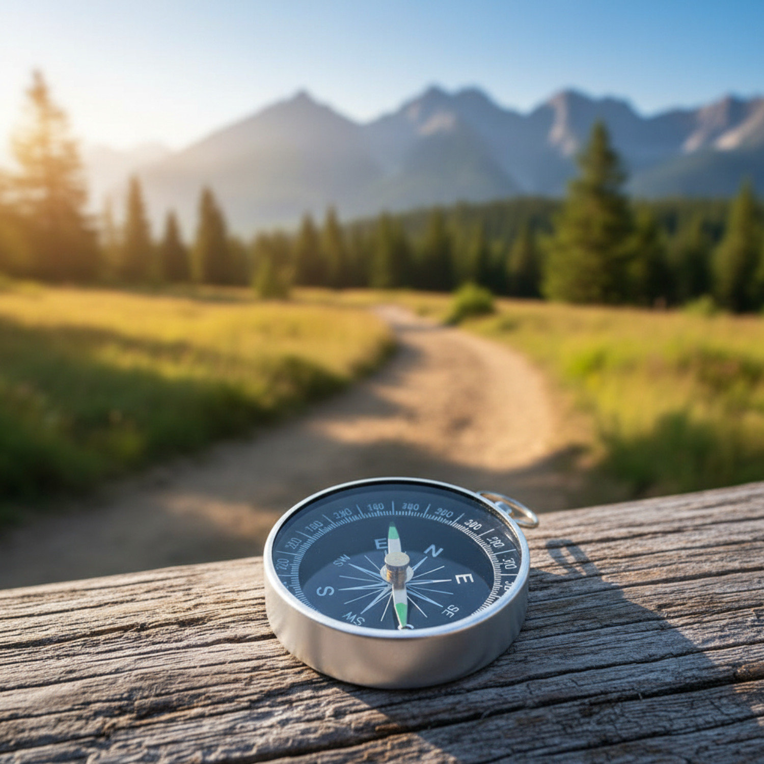 Mini zilver kompas - Draagbaar Buitenshuis kamperen wandelen Backpacken zakkompas