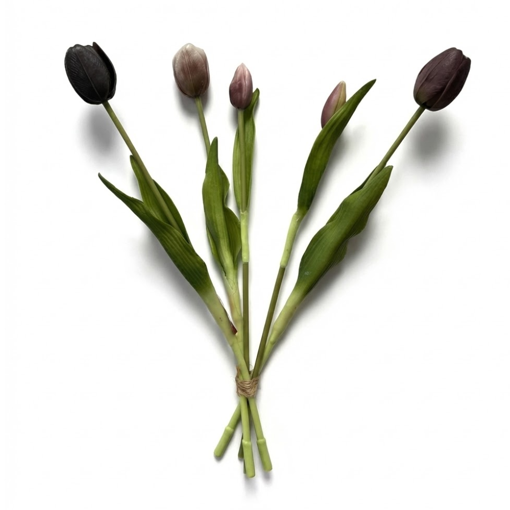 Kunst Tulpen  - Tulips - Mix kleuren - Kunstbloemen - Kunst Tulpen - Kunst Boeket