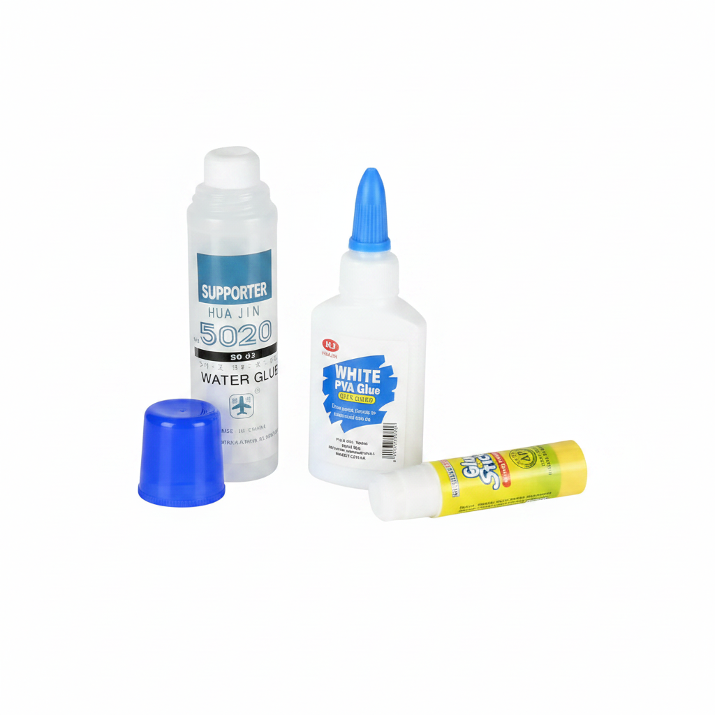 Lijmset 3-delig – Lijmstift, Vloeibare PVA Lijm en Lijmroller – Voor School, Kantoor en Hobby