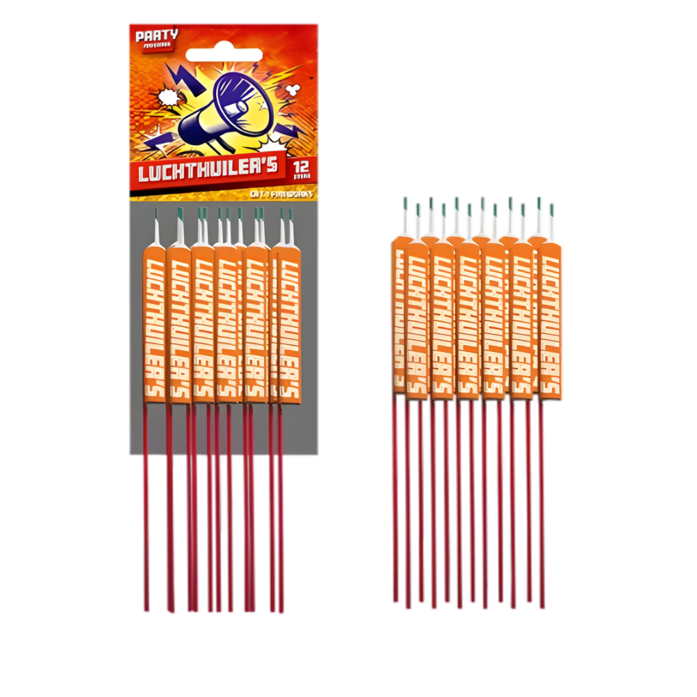 Gillende keukenmeiden - Turbo Luchthuilers -  zakje 12 stuks