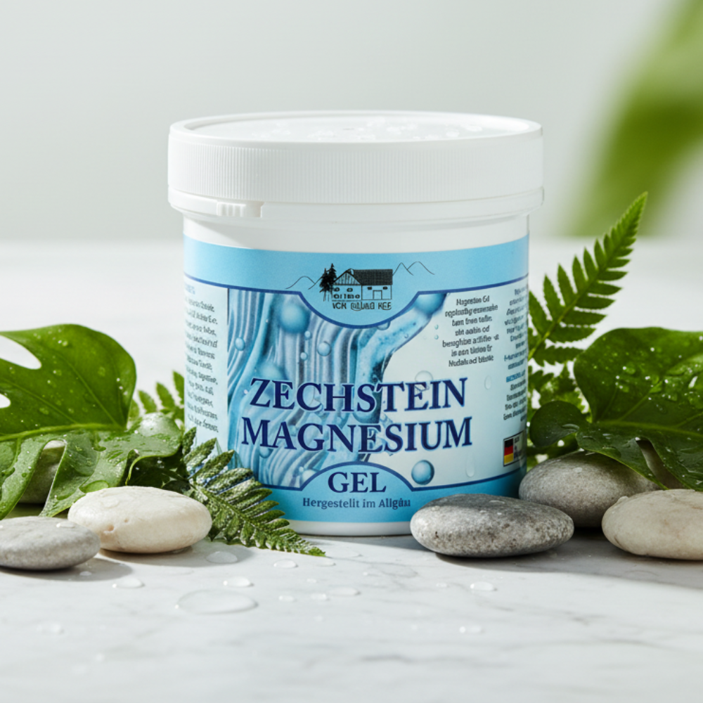 Allgäu Zechstein Magnesiumgel 250 ml - Verzorgende Magnesium Gel voor Huid en Massage