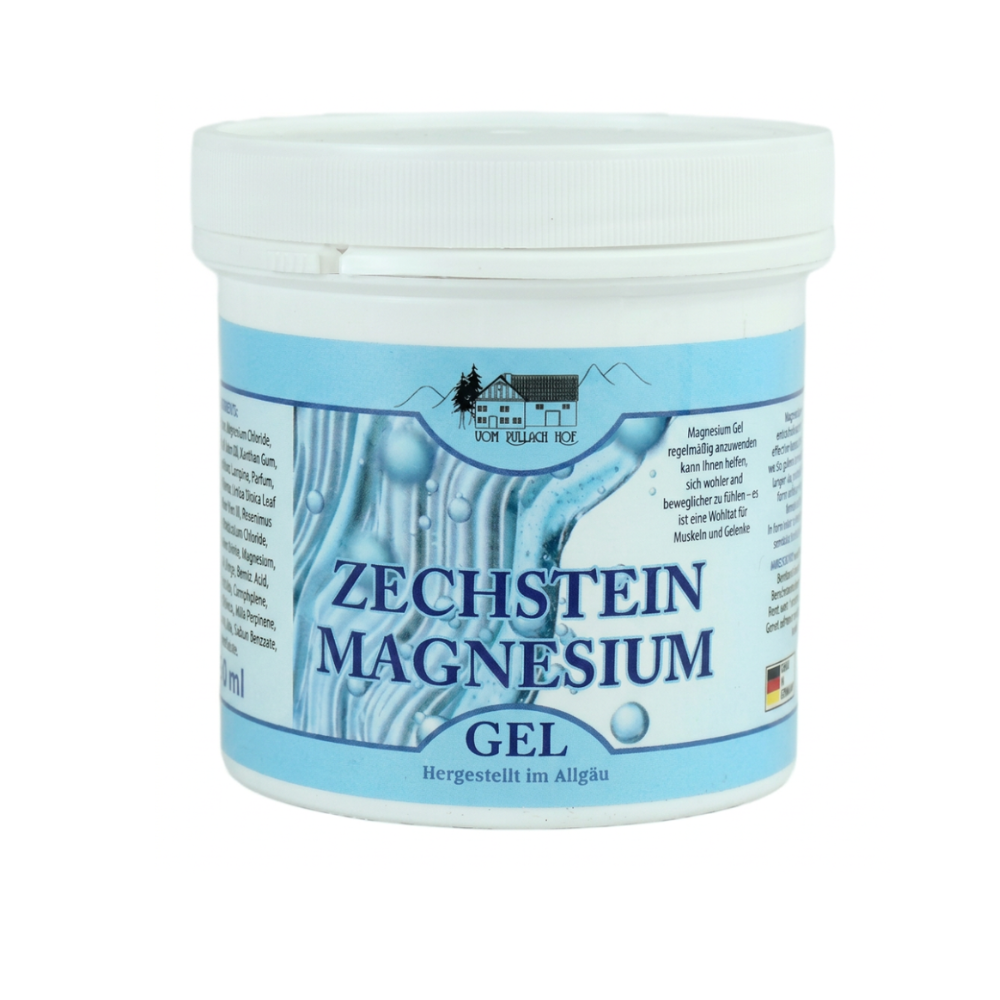 Allgäu Zechstein Magnesiumgel 250 ml - Verzorgende Magnesium Gel voor Huid en Massage
