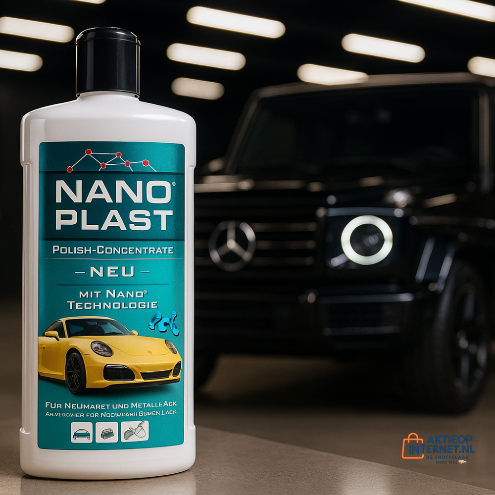 Nano Plast Car polish | Autopolish | Polijstmiddel | Polijstpasta | 500ml | Krasvrije autolak met diepe glans | auto | boot | brommer